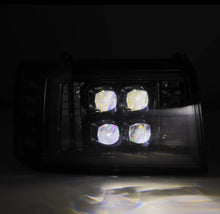 Load image into Gallery viewer, AlphaRex 92-96 Ford F-Series/Bronco NOVA-Series LED Proj Headlight Alpha-Bk w/Actv Light SS & SBDRL