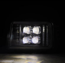 Load image into Gallery viewer, AlphaRex 92-96 Ford F-Series/Bronco NOVA-Series LED Proj Headlight Bk w/Actv Light SeqSig & SBDRL