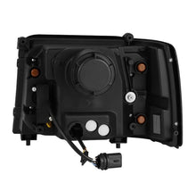 Load image into Gallery viewer, AlphaRex 92-96 Ford F-Series/Bronco PRO-Series Proj Headlights Alpha-Blk w/Seq. Sig & DRL