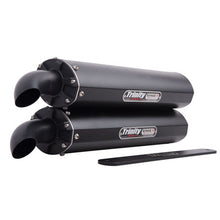 Load image into Gallery viewer, Trinity Racing Stage 5 Dual Exhaust System Cerakote Black - Canam