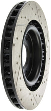 Load image into Gallery viewer, StopTech Power Slot 05-07 Cadillac XLR / 06-09 Chevy Corvette Front Right Drilled & Slotted Rotors