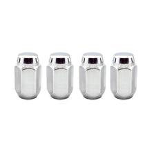 Load image into Gallery viewer, McGard Hex Lug Nut (Cone Seat) M12X1.5 / 13/16 Hex / 1.5in. Length (4-Pack) - Chrome