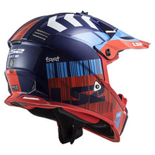 Load image into Gallery viewer, LS2 Gate Xcode Helmet Red/Blue