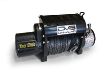 Load image into Gallery viewer, DV8 Offroad 12000 LB Winch w/ Synthetic Line & Wireless Remote - Black