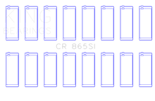 Load image into Gallery viewer, King Chevrolet SBC 307CI/350CI & GEN III/IV (OD+.002in) (.010in) Bi-Metal Rod Bearing Set