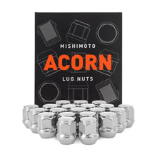 Load image into Gallery viewer, Mishimoto Steel Acorn Lug Nuts M12 x 1.5 - 20pc Set - Chrome
