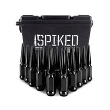 Load image into Gallery viewer, Mishimoto Steel Spiked Lug Nuts M12x1.5 20pc Set - Black
