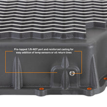 Load image into Gallery viewer, Mishimoto 2011+ Powerstroke 6R140 Transmission Pan - Cast - GR
