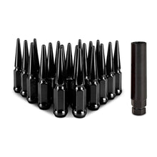 Load image into Gallery viewer, Mishimoto Steel Spiked Lug Nuts M12x1.5 20pc Set - Black
