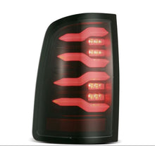 Load image into Gallery viewer, AlphaRex 09-18 Dodge Ram Luxx-Series LED Tail Lights Alpha-Black w/ Activation Light &amp; Seq. Signal
