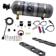 Load image into Gallery viewer, Nitrous Express Chrysler/Dodge 5.7L/6.1/L6.4L Hemi Direct Port Plate System w/12lb Bottle
