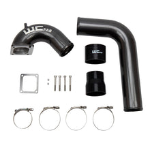 Load image into Gallery viewer, Wehrli 03-07 Dodge 5.9L Cummins 3.5in Intake Horn &amp; Driver Side Intercooler Pipe Kit - Flat Black
