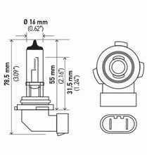 Load image into Gallery viewer, Hella Bulb H10/9145 12V 45W Py20D T4 (2)
