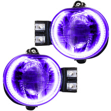 Load image into Gallery viewer, Oracle Lighting 02-05 Dodge Ram Pre-Assembled LED Halo Fog Lights -UV/Purple SEE WARRANTY
