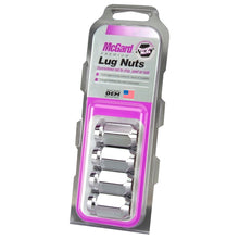 Load image into Gallery viewer, McGard Hex Lug Nut (Cone Seat) M12X1.5 / 13/16 Hex / 1.5in. Length (4-Pack) - Chrome
