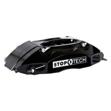 Load image into Gallery viewer, StopTech 08-09 Evo X Rear BBK w/ Black ST-40 Calipers Slotted 355x32mm Rotors Pads and SS Lines
