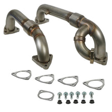 Load image into Gallery viewer, BD Diesel 08-10 Ford F-250/F-350/F-450/F-550 Powerstroke 6.4L Up Pipes Kit w/Manifold Set
