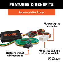 Load image into Gallery viewer, Curt 94-97 Isuzu Rodeo Custom Wiring Connector (4-Way Flat Output)
