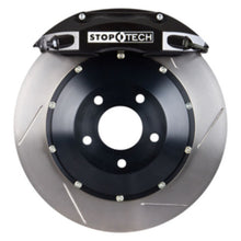 Load image into Gallery viewer, StopTech 08-09 Evo X Rear BBK w/ Black ST-40 Calipers Slotted 355x32mm Rotors Pads and SS Lines
