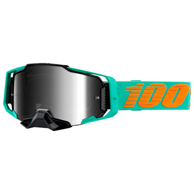 100% Armega Goggle Clark Frame/Silver Flash Mirror Lens
