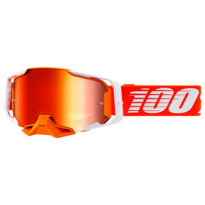 100% Armega Goggle Regal Frame/Red Mirror Lens