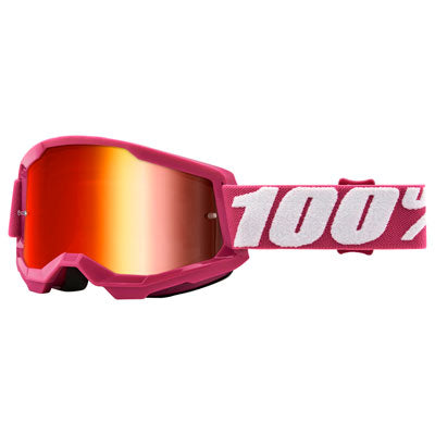 100% Strata 2 Goggle Fletcher Frame/Red Mirror Lens