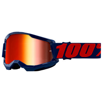 100% Strata 2 Goggle Masego Frame/Red Mirror Lens