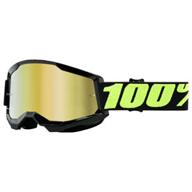 100% Strata 2 Goggle Upsol Frame/Gold Mirror Lens