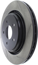 Load image into Gallery viewer, StopTech Power Slot 06-08 Cadillac XLR/XLR-V / 06-10 Chevy Corvette (Z51) Rear Left Slotted Rotor
