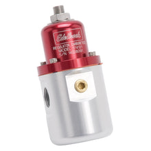 Load image into Gallery viewer, Edelbrock Fuel Pressure Regulator Carbureted 160 GPH 5-10 PSI 3/8In In/Out Retunless Red/Clear
