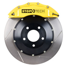Load image into Gallery viewer, StopTech 06-09 Chevy Corvette Front BBK w/ Yellow ST-60 Calipers Slotted 355x32mm Rotors SS Lines
