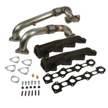 Load image into Gallery viewer, BD Diesel 08-10 Ford F-250/F-350/F-450/F-550 Powerstroke 6.4L Up Pipes Kit w/Manifold Set
