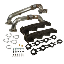 Load image into Gallery viewer, BD Diesel 08-10 Ford F-250/F-350/F-450/F-550 Powerstroke 6.4L Up Pipes Kit w/Manifold Set
