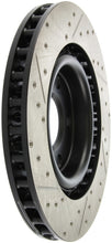 Load image into Gallery viewer, StopTech Power Slot 05-07 Cadillac XLR / 06-09 Chevy Corvette Front Left Drilled &amp; Slotted Rotors
