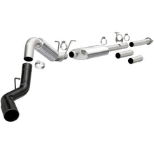 Load image into Gallery viewer, MagnaFlow 11-19 GM 2500/3500 6.0L 4in Single Passenger Side Rear Exit Cat-Back Exhaust w/Black Tips
