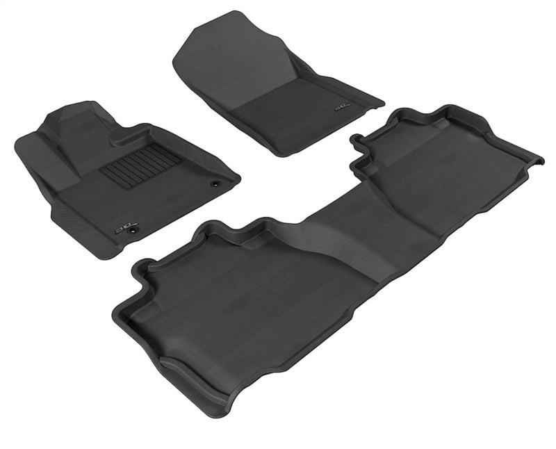 3D Maxpider 12-22 Toyota Sequoia 2nd Row Bench Kagu 1st & 2nd Row - Set (Black)