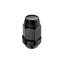 Load image into Gallery viewer, McGard Hex Lug Nut (Cone Seat Bulge Style) M12X1.5 / 3/4 Hex / 1.45in. Length (4-Pack) - Black

