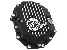 Load image into Gallery viewer, AFE Power 11-18 GM 2500-3500 AAM 9.25 Axle Front Diff Cover Black Machined w/ 2 Qts 75w90 Oil

