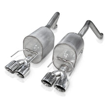 Load image into Gallery viewer, Stainless Works 2009-13 C6 Corvette Axleback 2-1/2in Dual Chambered Turbo Mufflers Quad 4in Tips

