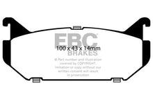 Load image into Gallery viewer, EBC 93-97 Ford Probe 2.0 16v Redstuff Rear Brake Pads
