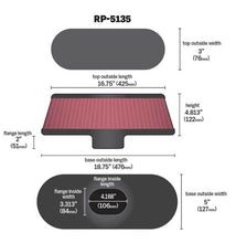 Load image into Gallery viewer, K&amp;N Air Filter with Carbon Fiber Top and Base
