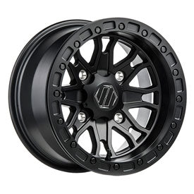 WELD Off-Road Raptor Beadlock Wheel Satin Black - FITS RZR'S
