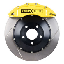 Load image into Gallery viewer, StopTech 06-09 Chevy Corvette Front BBK w/ Yellow ST-60 Calipers Slotted 355x32mm Rotors SS Lines
