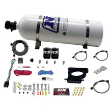 Load image into Gallery viewer, Nitrous Express GM LS 78mm 3-Bolt Nitrous Plate Kit (50-350HP) w/15lb Bottle
