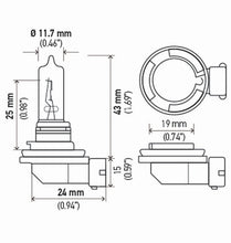 Load image into Gallery viewer, Hella H9 12V 65W PGJ19-5 HP 2.0 Halogen Bulbs

