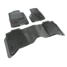 Load image into Gallery viewer, Rugged Ridge Floor Liner Front/Rear Black 2009-2017 Dodge Ram 1500 / 2500 / 3500 Crew Cab
