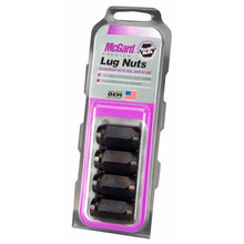 Load image into Gallery viewer, McGard Hex Lug Nut (Cone Seat) M12X1.5 / 13/16 Hex / 1.5in. Length (4-pack) - Black
