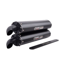 Load image into Gallery viewer, Trinity Racing Stage 5 Dual Slip Ons Cerakote Black - Canam

