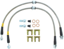 Load image into Gallery viewer, StopTech 00-05 Mitsubishi Eclipse / 01-05 Dodge Stratus Stainless Steel Front Brake Lines
