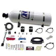 Load image into Gallery viewer, Nitrous Express GM LS 90mm Nitrous Plate Kit (50-400HP) w/15lb Bottle
